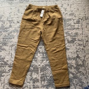 Magnolia Silos-Quilted Cotton Moss Pants